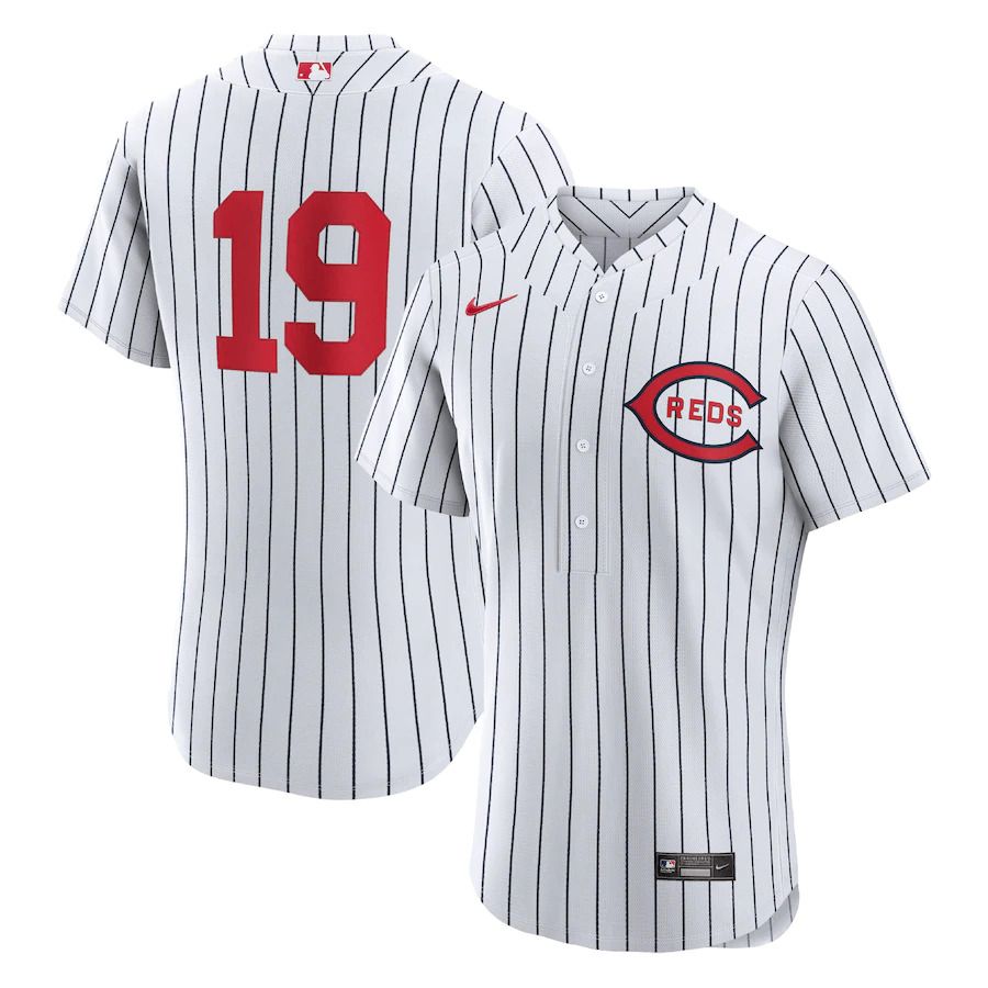 Men Cincinnati Reds #19 Joey Votto Nike White 2022 MLB at Field of Dreams Game Authentic Player Jersey->cincinnati reds->MLB Jersey